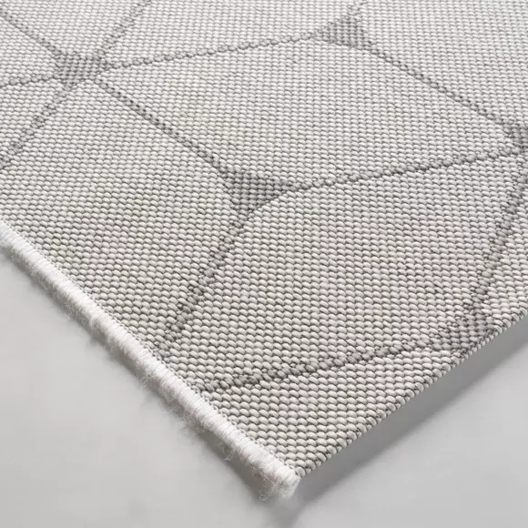 Alfombra de salón (230 cm) Hexagon Blanco