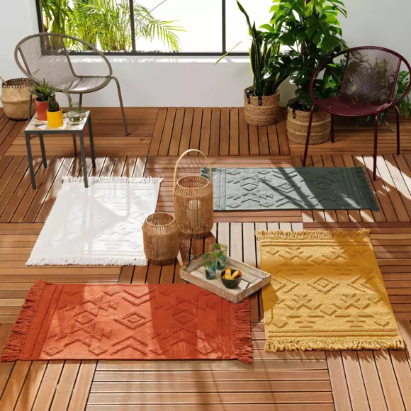 Alfombra en algodón (90 cm) Cilaos Verde kaki 2
