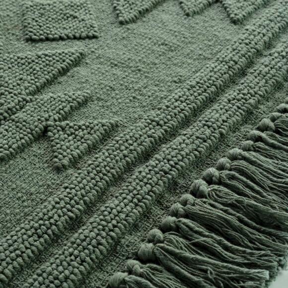 Katoenen tapijt (90 cm) Cilaos Kaki groen 3