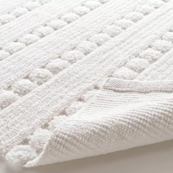 Tapis de bain coton (80 cm) Cleonis Blanc