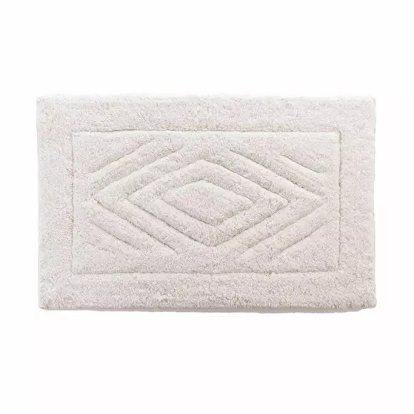 Tapis de bain coton (80 cm) Genovis Blanc