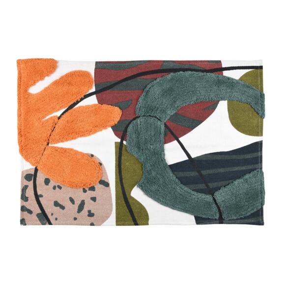 Tapis de salon coton (90 cm) Papercut Multicolore 2