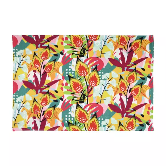 Tapijt katoen (90 cm) Popart Mosterdgeel 2