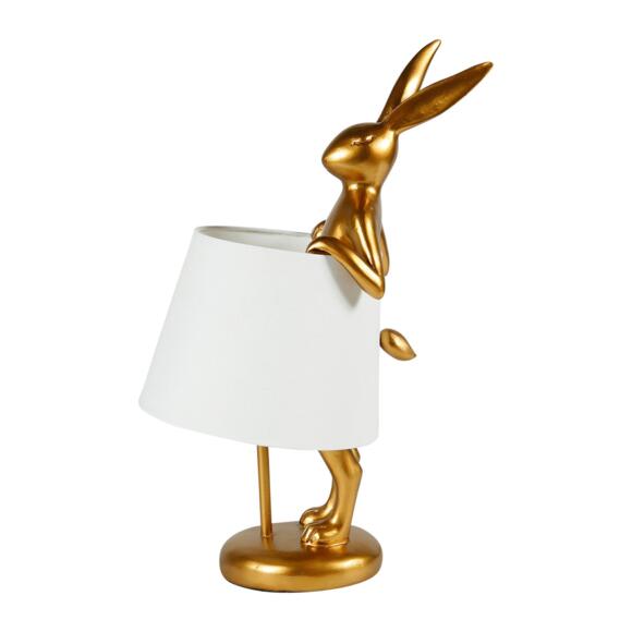 Lámpara de mesa Conejo Dorado 2