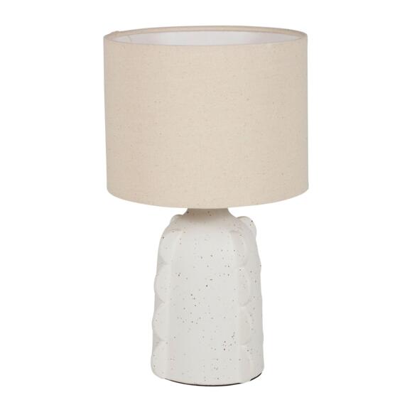 Tischlampe aus Keramik Orecchio Weiß