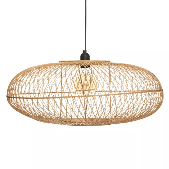 Suspension bambou Loren Beige 2