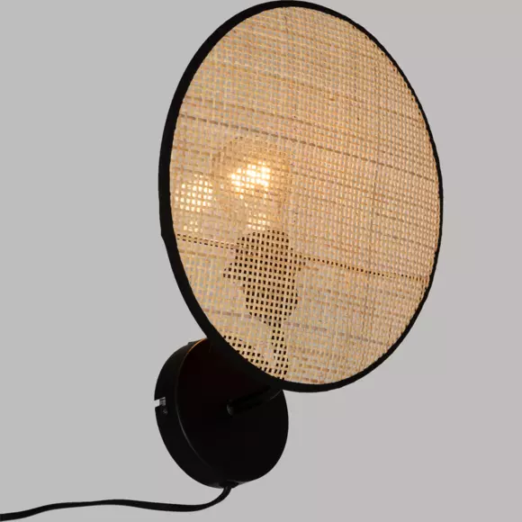 Aplique de pared en ratán  Olme Beige 3
