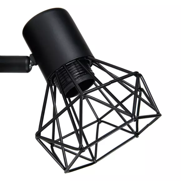 Wandleuchte Diamant Schwarz 2