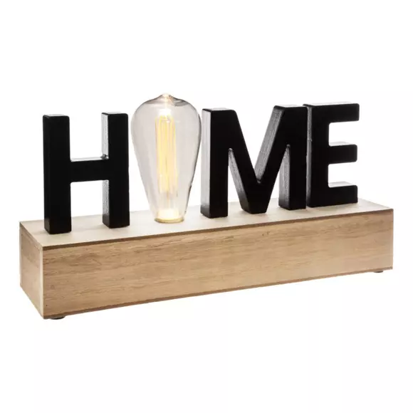Verlichte decoratie LED Home Zwart 2