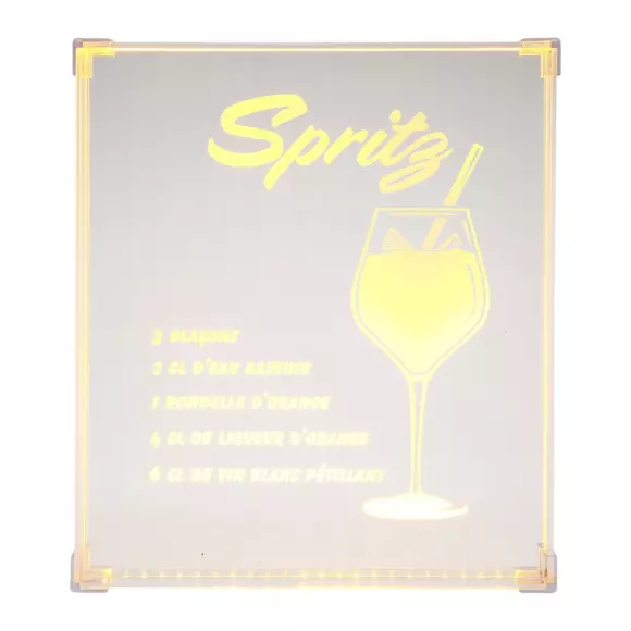 Panel luminoso neón Spritz Naranja USB 2