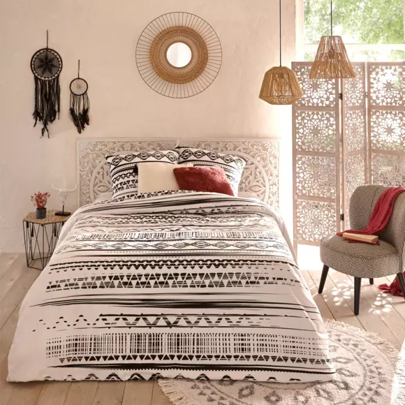 Suspension Corde Ethnik Beige 3