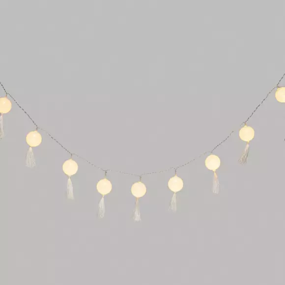 Guirlande Pompons Blanc 3
