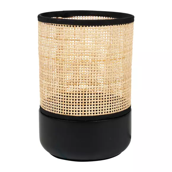 Lámpara de mesa Ratán modelo pequeño  Alix Negro 2