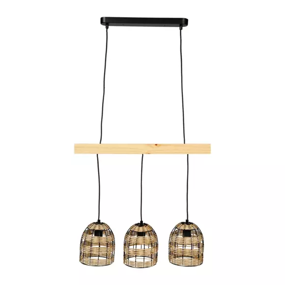 Hanglamp bamboe Domo Beige naturel 2