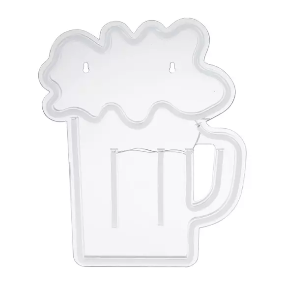 Panel luminoso neón Chope Bière Amarillo USB 3