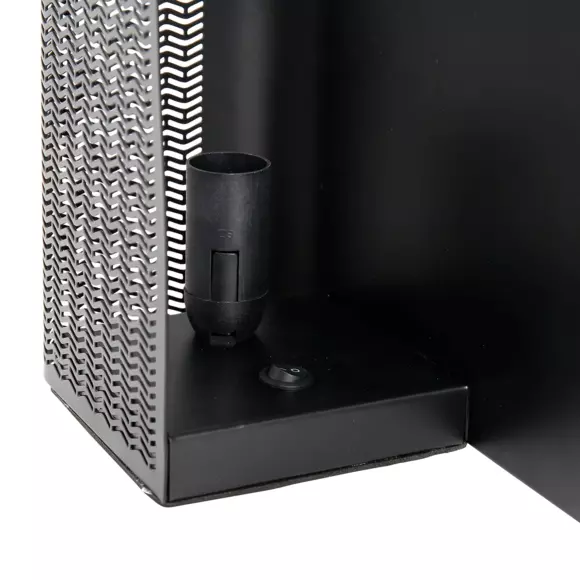 Metalen tafellamp (L25 x H16 cm) Aladin Zwart