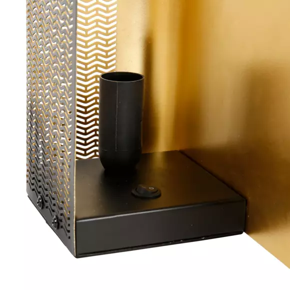 Lampe à poser Aladin Dorée/Noire 2
