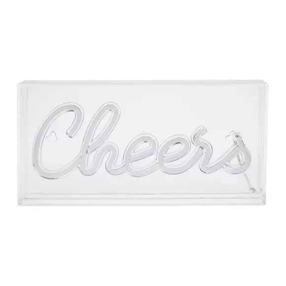 Panel luminoso neón Cheers Blanco USB 3
