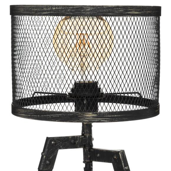 Lámpara de mesa con trípode negro Noah 3