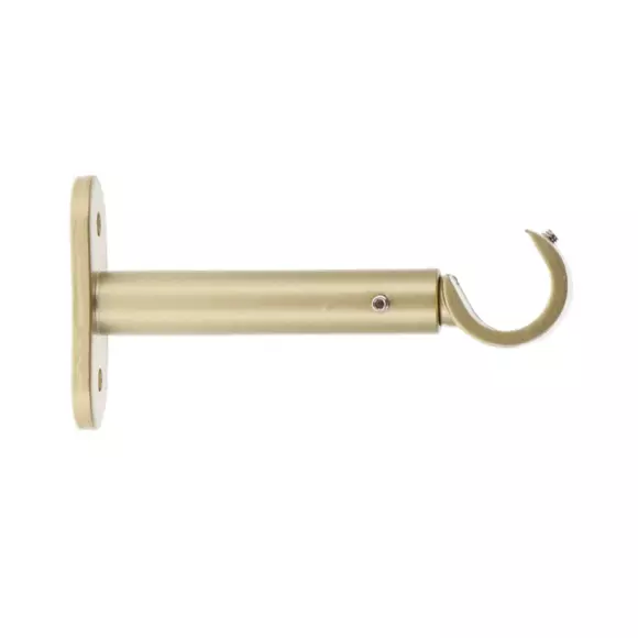 Juego de 2 soportes para barras fijas (L90 / D20 mm) Jim gouttière Oro 2