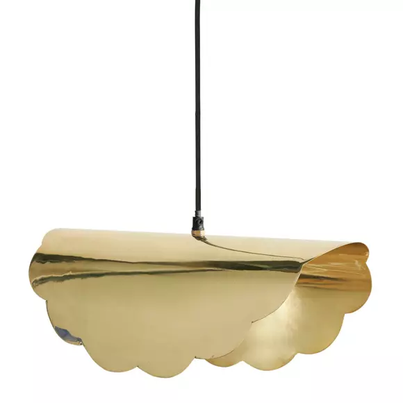 Lámpara de techo metal Helleme Oro