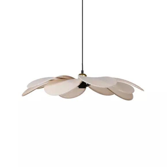 Lámpara colgante Margaux Pequeña Lino Beige 2
