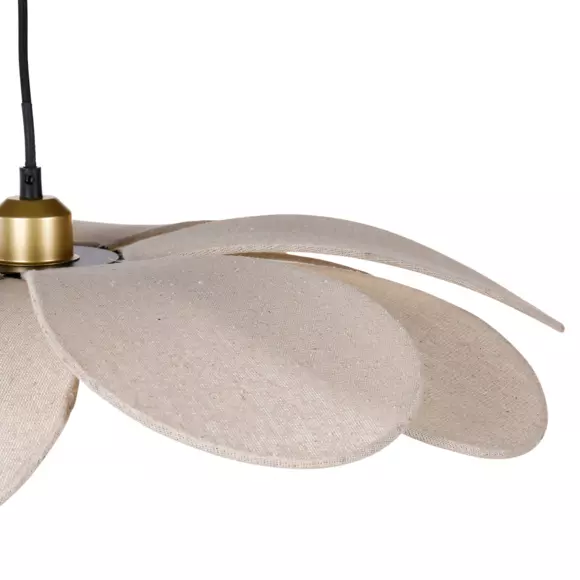 Hanglamp Petaal Linnen (D60 cm) Margaux Beige
