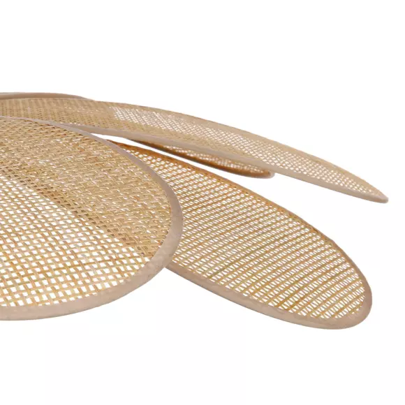 Lámpara colgante Margaux Bambú grande beige 2