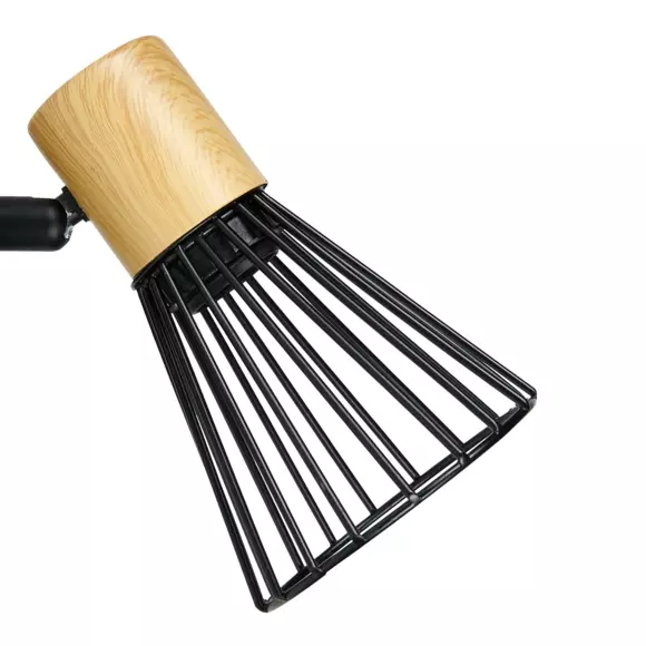 Aplique negro con cable 2