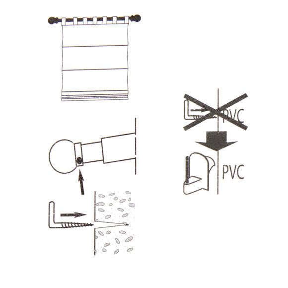 Kit de 2 barras extensible ovaladas (80 a 110 cm) Blanco 3