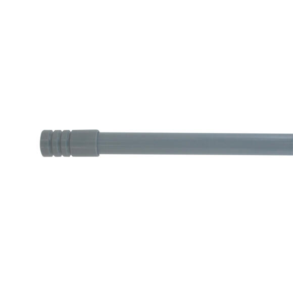 Verlengbare Gordijnroede Kit (135 à 225 cm) Cylindre strié Donkergrijs