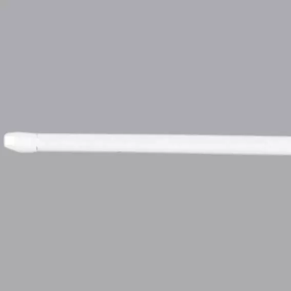 Kit de 2 tringles extensibles ovales (60 à 80 cm) Blanc 2