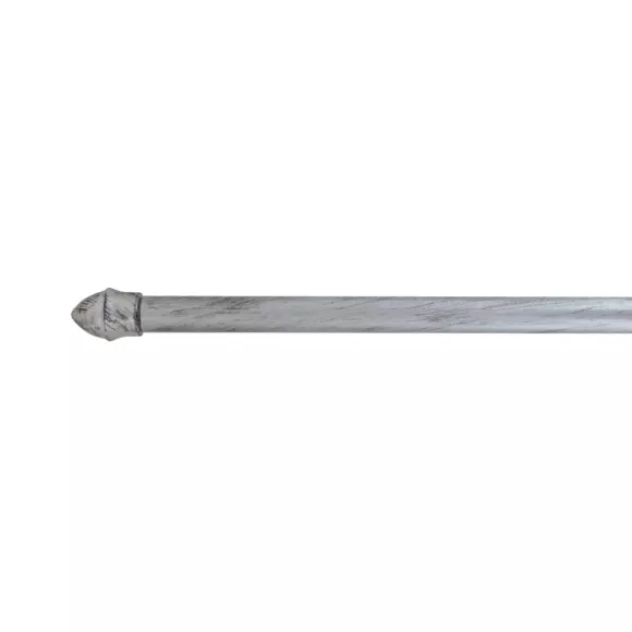 Kit de tringle extensible (85 à 135 cm) Bistrot Argent et noir 2