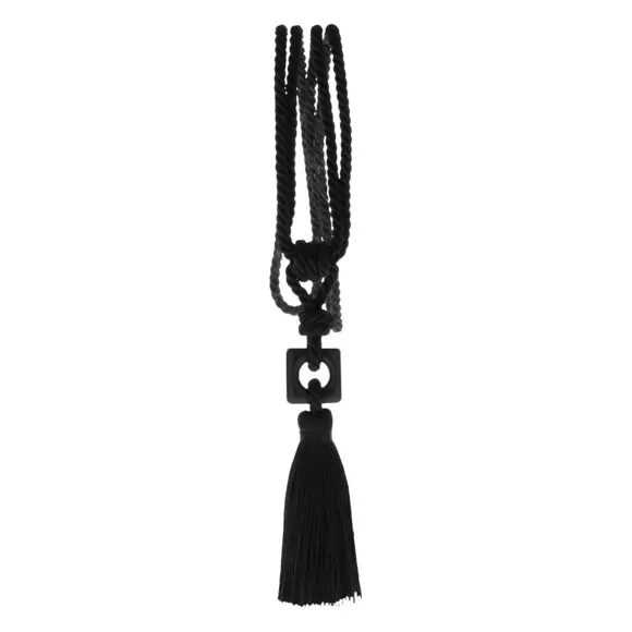  Alzapaños cortina Romy Negro 2