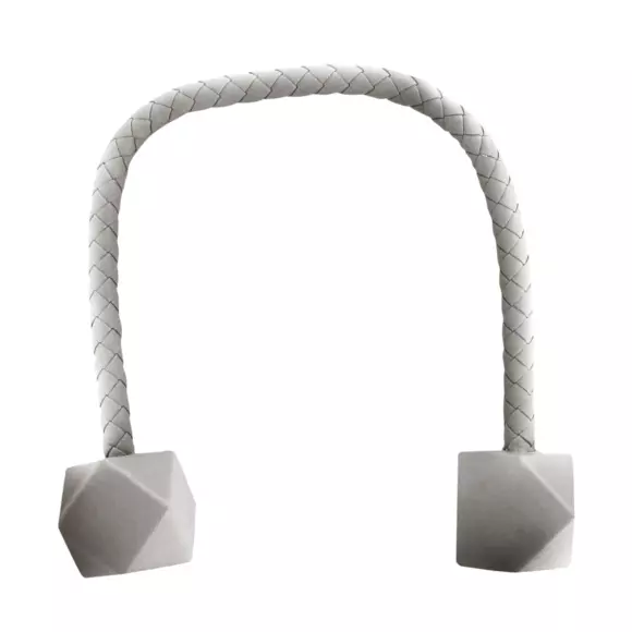 Embrasse rideau Twist Argent 2