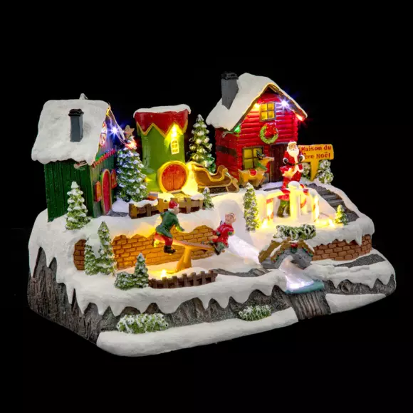 Village de Noël lumineux Village des Lutins