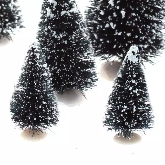 10er Set Tannen Epicea für Weihnachtsdorf 2