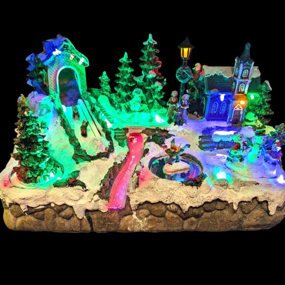 Villaggio di Natale luminoso Giochi invernali 2