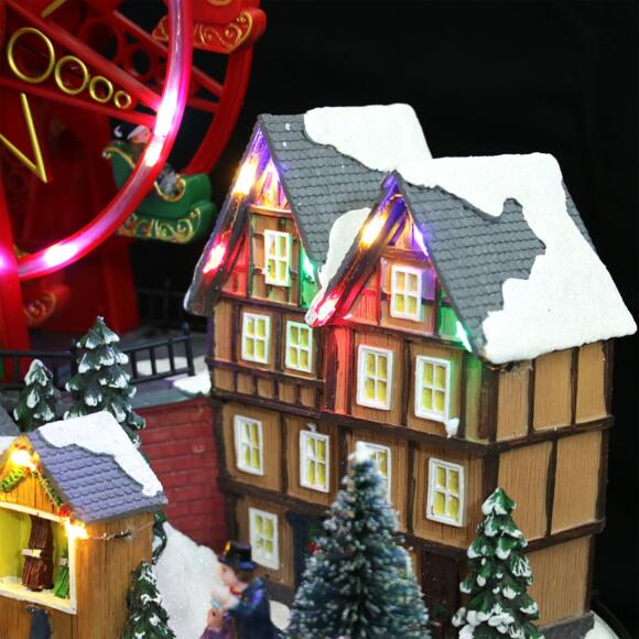 Pueblo de Navidad luminoso y musical Strasbourg 3