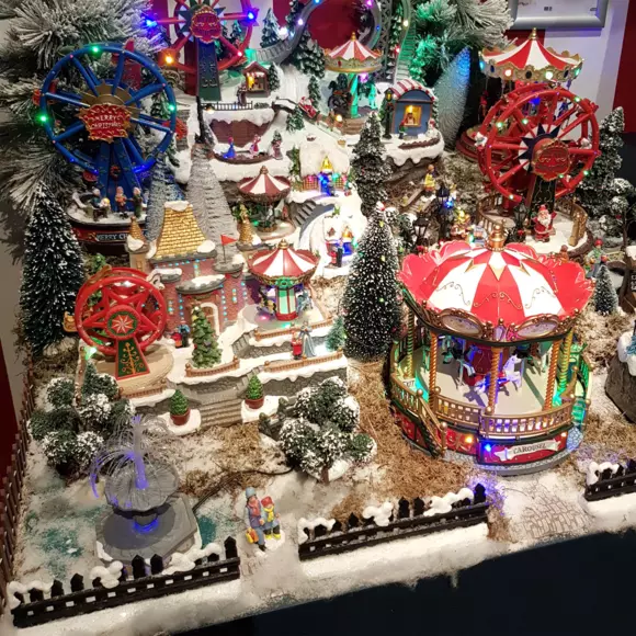 Carrousel lumineux et musical Manège de fête 2