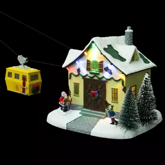 Pueblo de Navidad luminoso y musical Teleférico 5