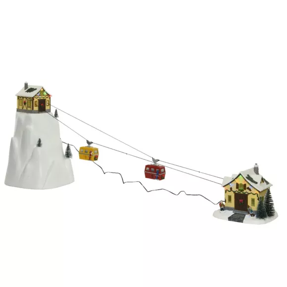 Pueblo de Navidad luminoso y musical Teleférico 6