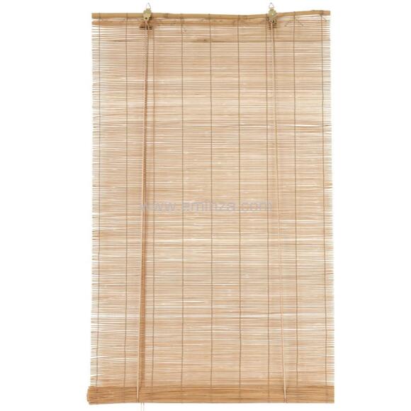 Store enrouleur à baguettes (90 x 180 cm) Bambou Naturel 3
