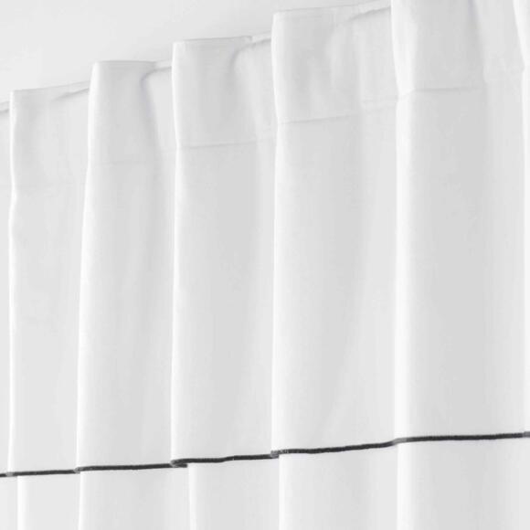 Vorhang aus recycelter Baumwolle (140 x 240 cm) Mistraline Weiß 3