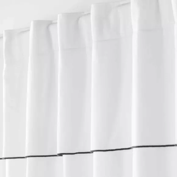 Cortina  semi-opaca algodón reciclable (140 x 240 cm) Mistraline Blanco 3