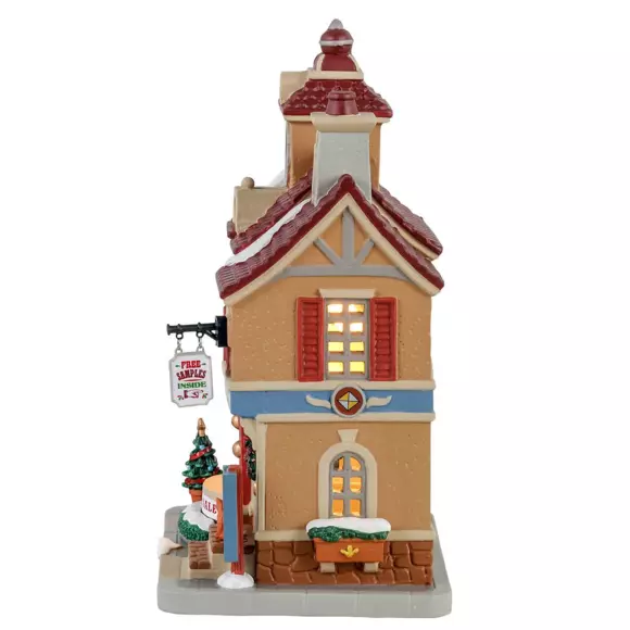 Village de Noël Lemax à piles lumineux Boutique de chocolat 3
