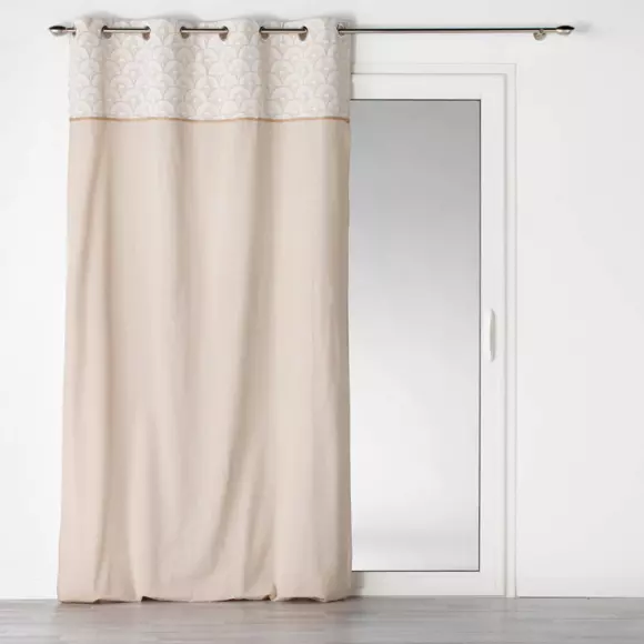 Cortina semi opaca (140 x 240 cm) Bahina Beige 2