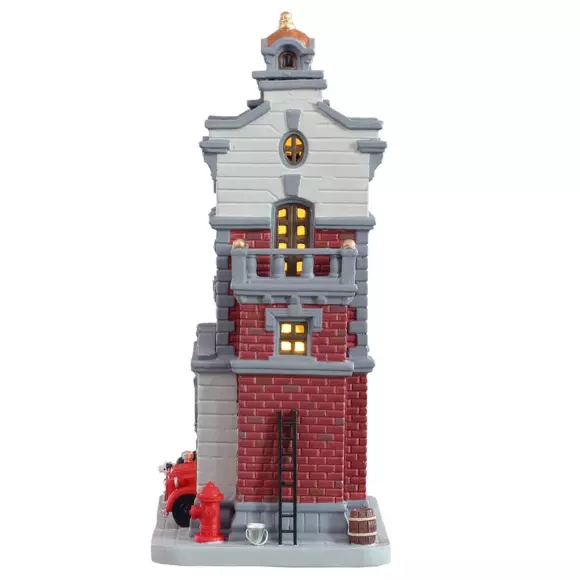 Lemax verlicht kerstdorp à piles  lumineux Caserne des pompiers
 3