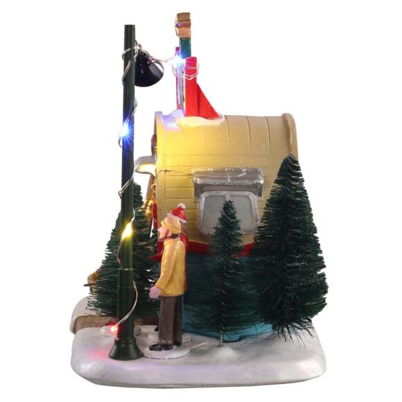 Lemax verlicht kerstdorp à piles lumineux Vendeur de sapins
 3