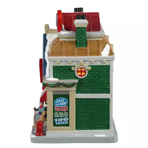 Village de Noël Lemax à piles lumineux Boutique de jouets Fur-Ever 3